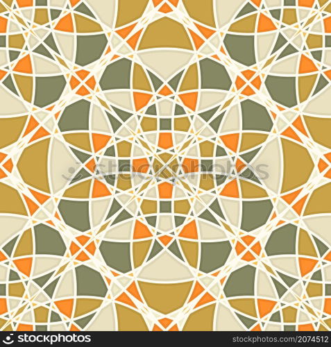 Islamic geometric seamless vector pattern