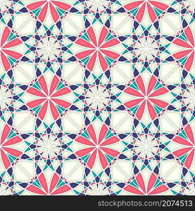 Islamic geometric seamless vector pattern