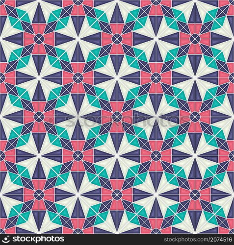 Islamic geometric seamless vector pattern