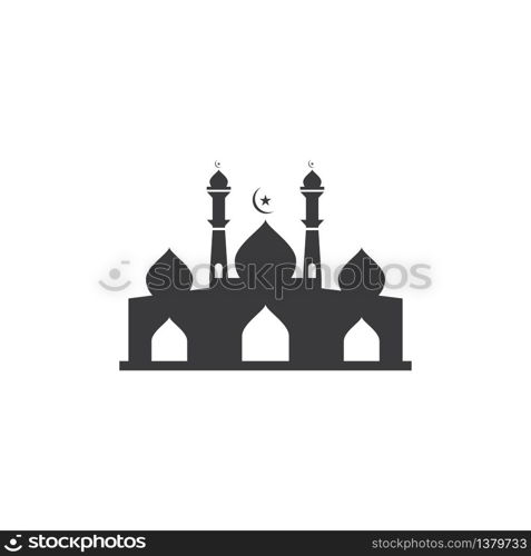 Islamic logo and symbol, Mosque icon vector template