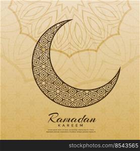 islamic moon design for ramadan kareem season