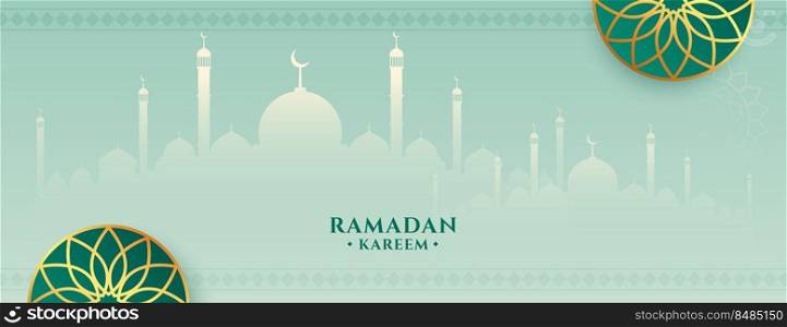 islamic ramadan kareem eid festival banner design