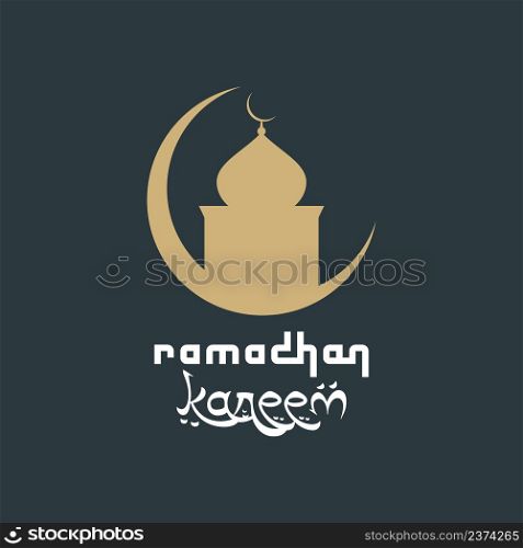 Islamic wallpaper, Mosque icon vector template