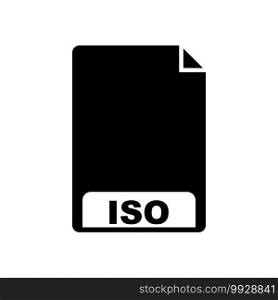 ISO symbol icon,vector illustration template design
