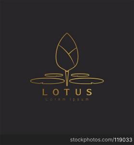 Isolated abstract Lotus Logo,Lotus flower logo,Beauty logo,Fashion logo, Logo icon Template Vector illustration