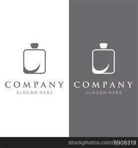 Isolated luxury perfume perfume cosmetic creative logo can be used for business, company, cosmetic and perfume shop.