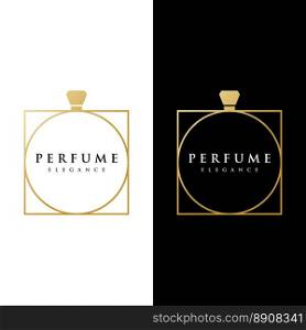 Isolated luxury perfume perfume cosmetic creative logo can be used for business, company, cosmetic and perfume shop.