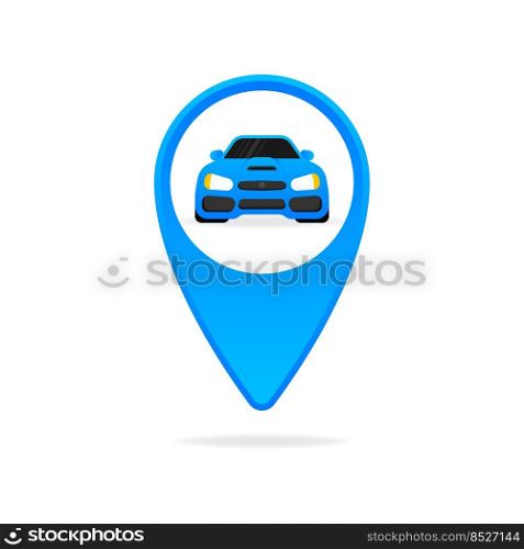 Isolated Parking Sign - Blue roadsign with letter P isolated on white background.. Isolated Parking Sign - Blue roadsign with letter P isolated on white background