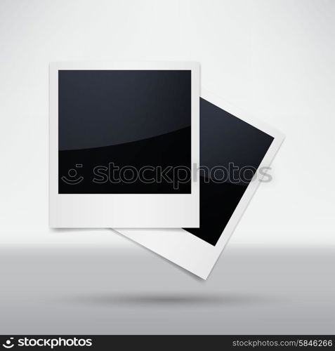 Isolated Photo Frames on White Background