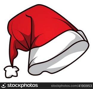 isolated santa claus hat