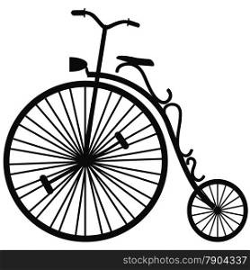 isolated Velocipede vector on white background