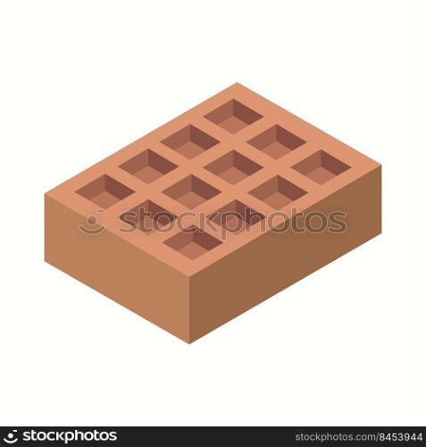 Isometric brick
