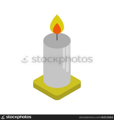 Isometric candle