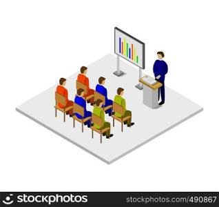 isometric conference room