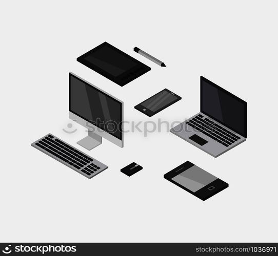 isometric digital objects
