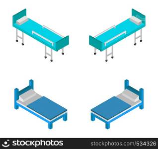isometric hospital bed