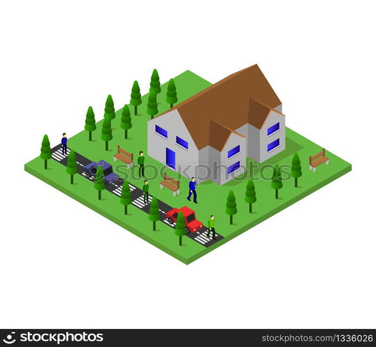 isometric house