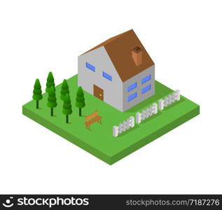 isometric house