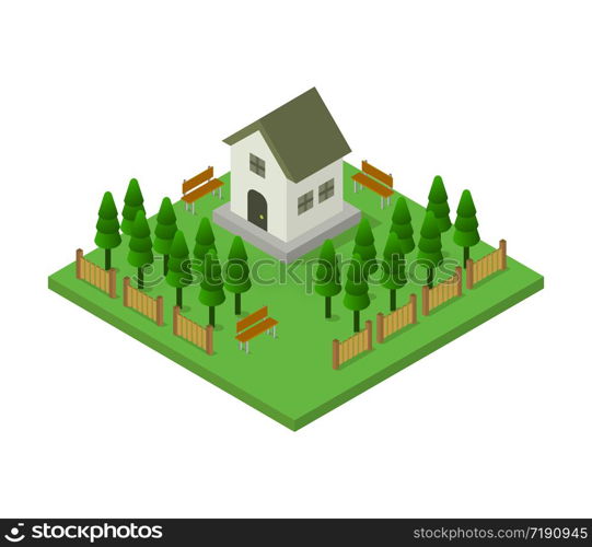 isometric house