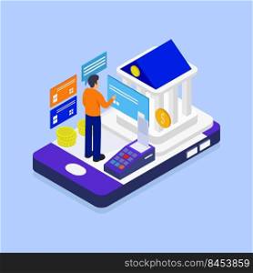 Isometric mobile banking