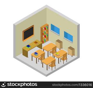 isometric school room
