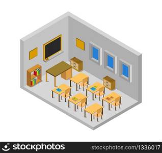isometric school room