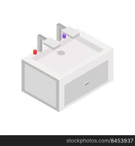 Isometric sink