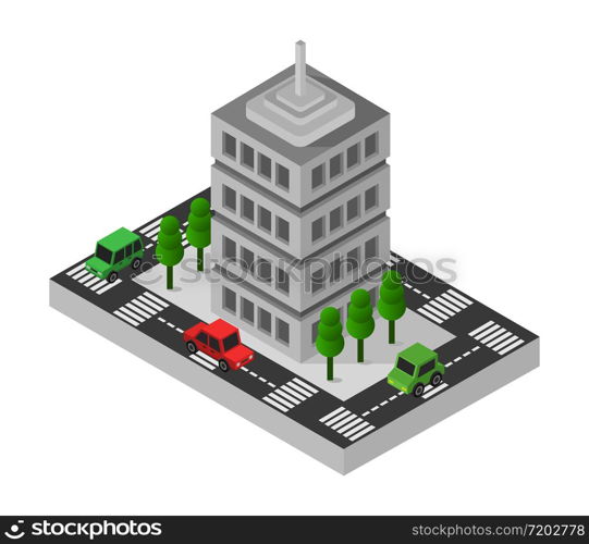 isometric skyscraper