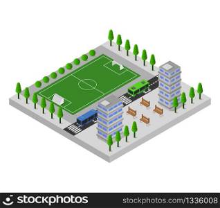 isometric stadium