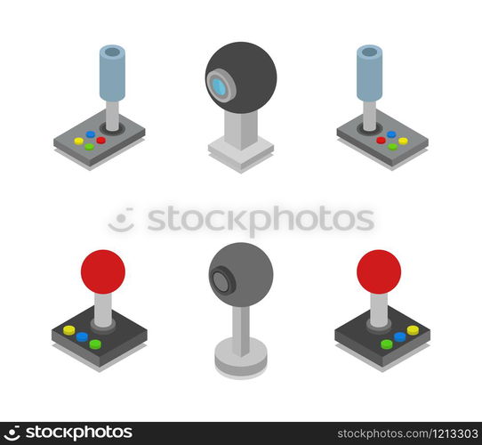 isometric technological objects