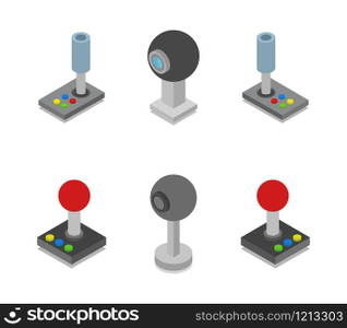 isometric technological objects