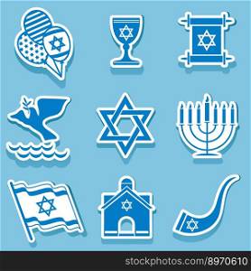 Israel symbol vector image