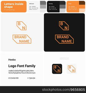 IT consulting thin line business logo with brand name. Integration and interconnection icon. Visual identity. Template with heebo font. Suitable for information technology, service, business solution.. IT consulting branding template with creative simple logo