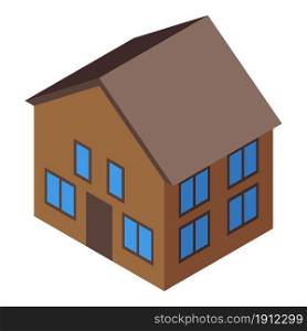 It house icon isometric vector. Home building. Residential room. It house icon isometric vector. Home building