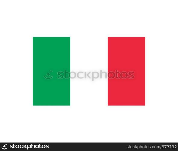 italia flag icon vector illustration