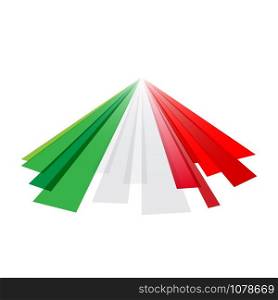 Italian abstract flag