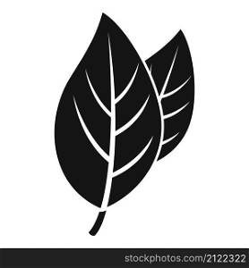 Italian basil icon simple vector. Herb leaf. Spice plant. Italian basil icon simple vector. Herb leaf