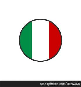 Italy flag icon vector design templates on white background
