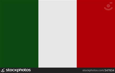 Italy flag image for any design in simple style. Italy flag image