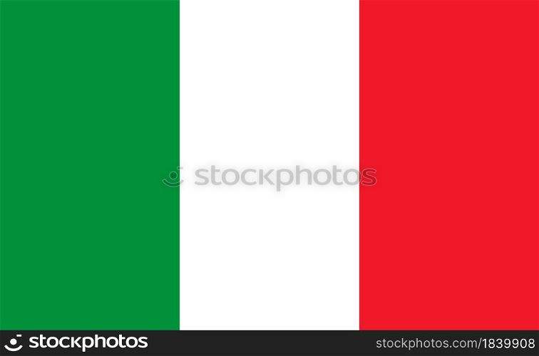 Italy flag. Italian national icon. Design of italia emblem. Banner of italy. Background for europe country. Green, white and red color for official badge. Illustration for button and sticker. Vector.. Italy flag. Italian national icon. Design of italia emblem. Banner of italy. Background for europe country. Green, white and red color for official badge. Illustration for button and sticker. Vector