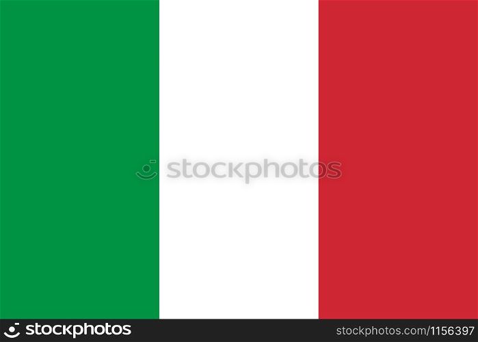 Italy flag vector