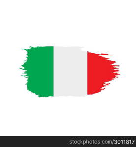 Italy flag, vector illustration. Italy flag, vector illustration on a white background