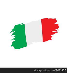 Italy flag, vector illustration. Italy flag, vector illustration on a white background