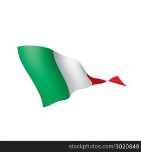 Italy flag, vector illustration. Italy flag, vector illustration on a white background