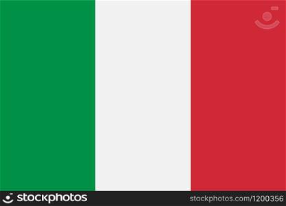 Italy flag, vector illustration. Political symbol color. Italy flag, vector illustration.