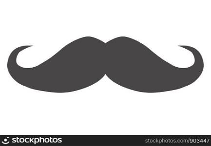 Italy mustache icon on white background. flat style. simple illustration of italy mustache vector for your web site, logo, app, UI. Italy mustache symbol. flat style.