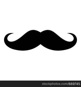 Italy mustache icon. Simple illustration of italy mustache vector icon for web. Italy mustache icon, simple style.