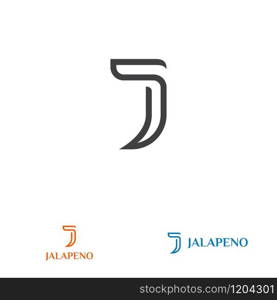 J letter design concept for business or company name initial