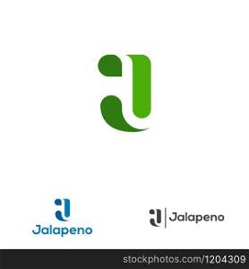 J letter design concept for business or company name initial