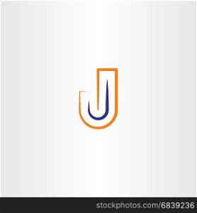 j logotype symbol vector design